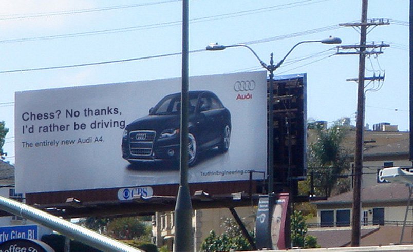 Chess Audi Billboard