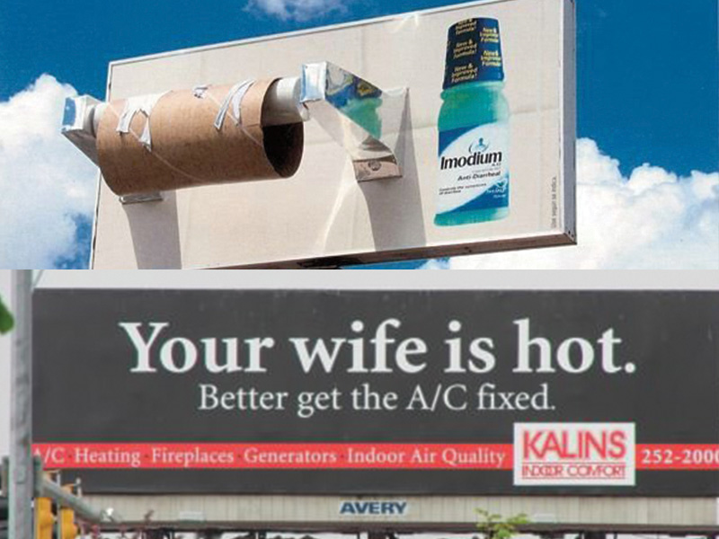 Funny Signs and Billboards | bMedia Outdoor Media
