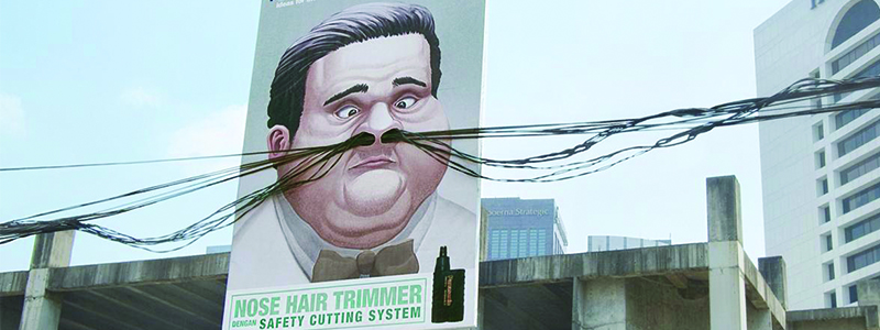 Nose Hair Trimmer Billboard