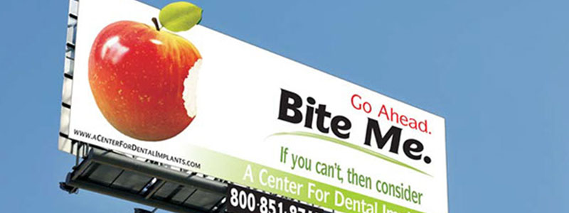 Bite Me Dental Billboard