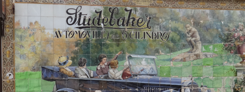 Vintage Spanish Tile Billboard