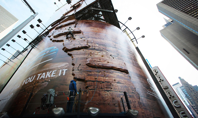 Toyota Climbable Billboard