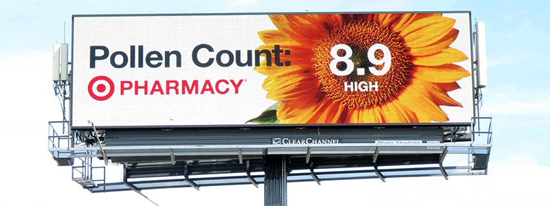 Target Pollen Billboard