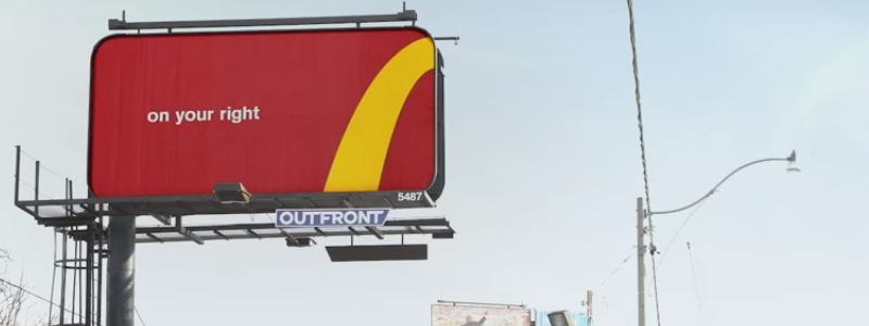 McDonalds Wayfinding Billboard