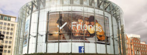 Facebook Live What You Love Campaign Billboard